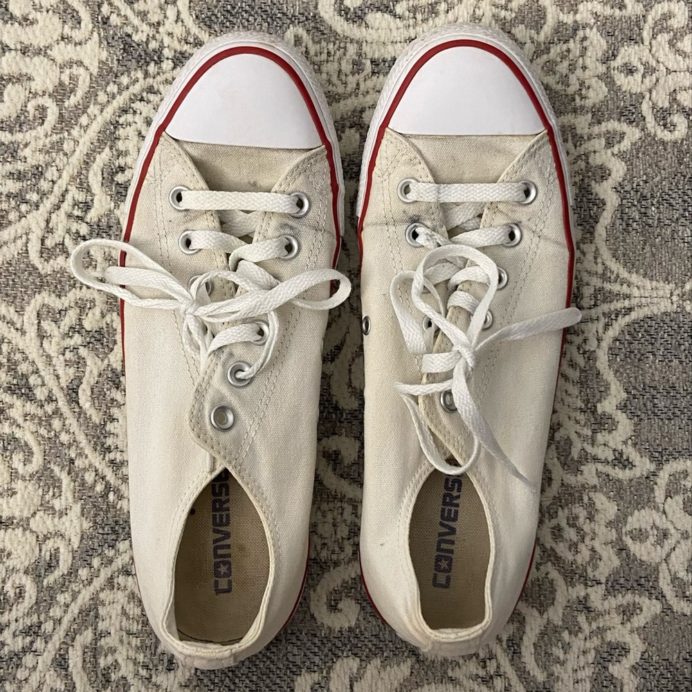 *SOLD* White Converse